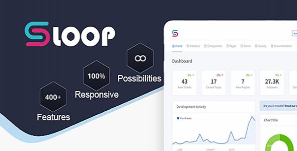 Sloop - Bootstrap 4 Admin Dashboard Template